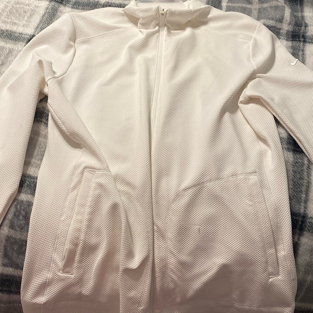 White Nike Dri-Fit Jacket